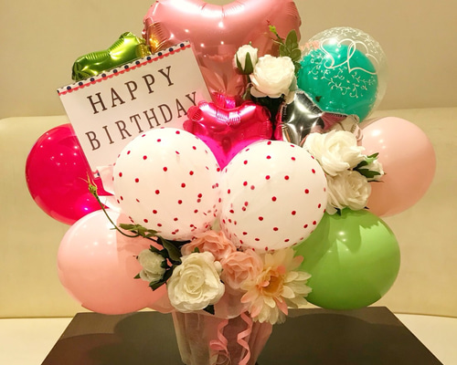 お菓子ブーケ　バルーンブーケ　誕生日　発表会　結婚式　花束　母の日 開店 卓上 楽天市場】バルーン ブーケ 誕生日 発表会 名前入り 名入れ 花束