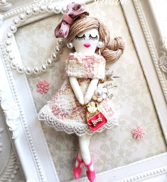 ラブリーピンクのルルベちゃん バッグチャーム Floral Season 通販 