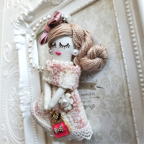 ラブリーピンクのルルベちゃん バッグチャーム Floral Season 通販 
