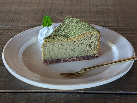 福岡八女・ミニサイズ 星野ほうじ茶のベイクドチーズケーキ 4枚目の画像