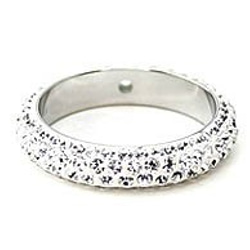 17号サイズ SWAROVSKI PAVE RING （スワロフスキーパヴェリング） 2枚目の画像