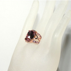 ☆ 新作 ☆ SWAROVSKI ライトローズ ジュエリーリング Ⅲ 4枚目の画像