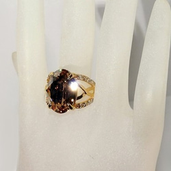 ☆ 新作 ☆ SWAROVSKI ゴールデンシャドー ジュエリーリング Ⅲ 5枚目の画像