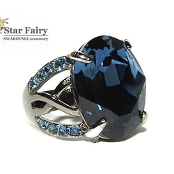 ☆ 新作 ☆ SWAROVSKI モンタナ ジュエリーリング Ⅲ 1枚目の画像