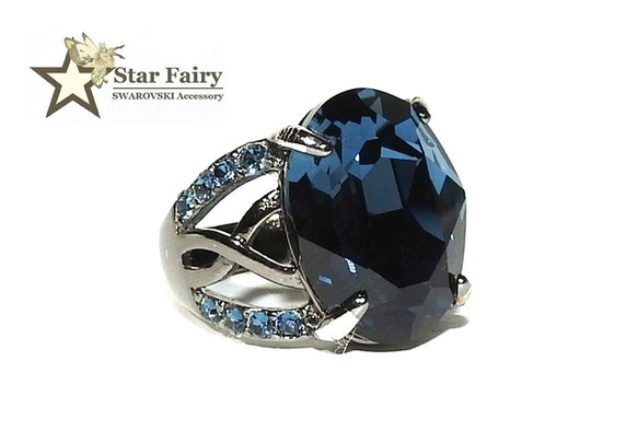 ☆ 新作 ☆ SWAROVSKI モンタナ ジュエリーリング Ⅲ 1枚目の画像