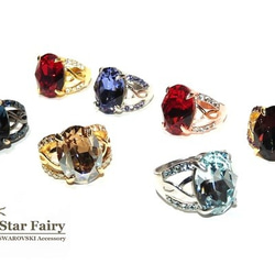 ☆ 新作 ☆ SWAROVSKI ライトアゾレ ジュエリーリング Ⅲ 5枚目の画像