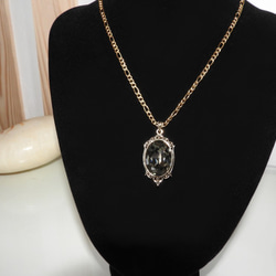 ☆新作☆ SSWAROVSKI 25mm ブラックダイヤモンドネックレス 4枚目の画像