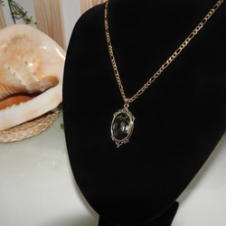 ☆新作☆ SSWAROVSKI 25mm ブラックダイヤモンドネックレス 5枚目の画像