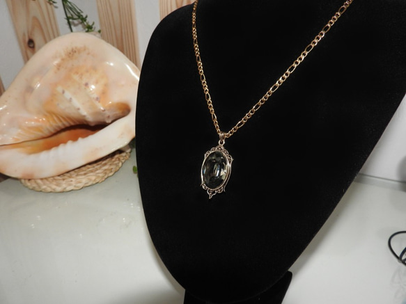 ☆新作☆ SSWAROVSKI 25mm ブラックダイヤモンドネックレス 5枚目の画像
