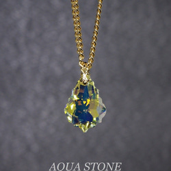 SWAROVSKI 22mm クリスタルAB ネックレス 5枚目の画像