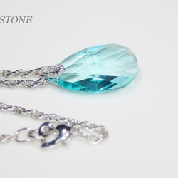 28mm スワロネックレス / アンティークグリーン 5枚目の画像