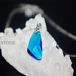 SWAROVSKI ネックレス / カプリブルー 4枚目の画像
