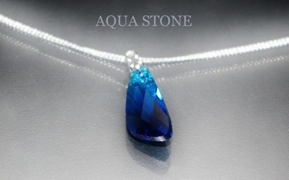 SWAROVSKI ネックレス / カプリブルー 5枚目の画像