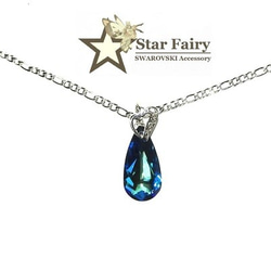 ☆ 新作 ☆ SWAROVSKI バミューダブルー ネックレス 4枚目の画像