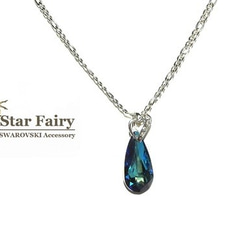 ☆ 新作 ☆ SWAROVSKI バミューダブルー ネックレス 5枚目の画像