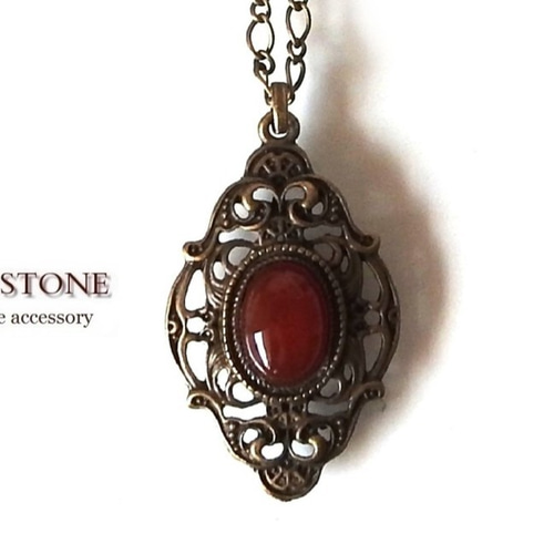 アンティークアゲートネックレス