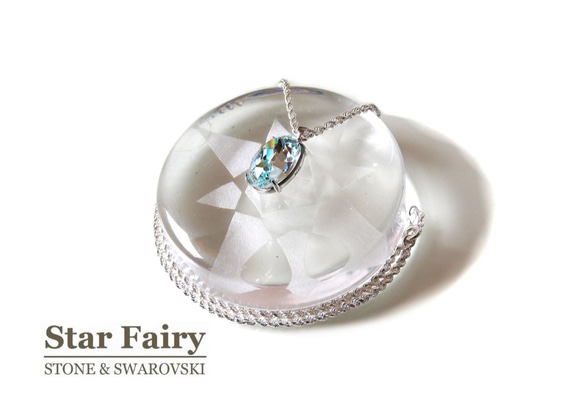 ☆ 新作 ☆  SWAROVSKI ライトアゾレ Silver925 ネックレス 4枚目の画像