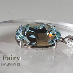 ☆ 新作 ☆  SWAROVSKI ライトアゾレ Silver925 ネックレス 5枚目の画像