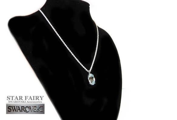 ☆ 新作 ☆  SWAROVSKI ライトアゾレ Silver925 ネックレス 7枚目の画像