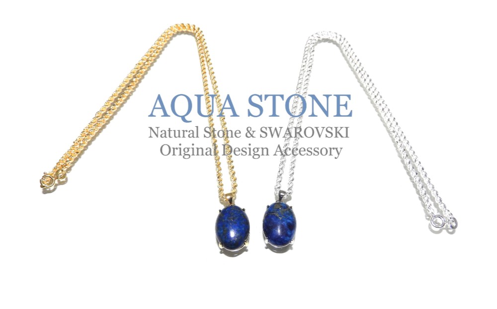 ☆ 新作 ☆ 18×14mm ラピスラズリ Silver925 天然石ネックレス