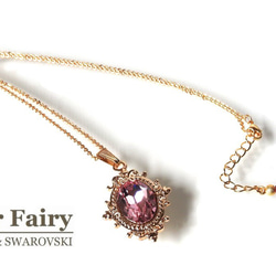 ☆ 新作 ☆ ライトローズ 18KGP ネックレス 2枚目の画像