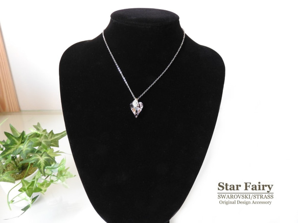 ☆ 新作 ☆ SWAROVSKI ロザリン ハートのネックレス 5枚目の画像
