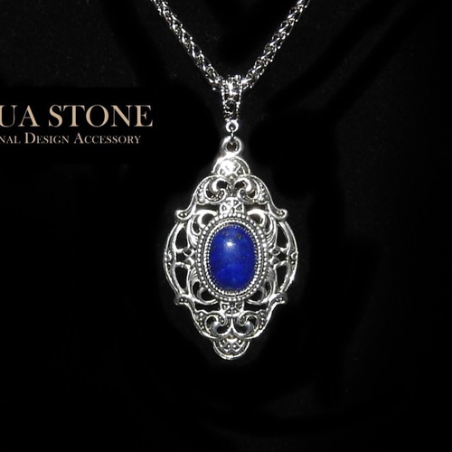 ☆ 新作 ☆ 14mm ラピスラズリ 天然石ネックレス ネックレス