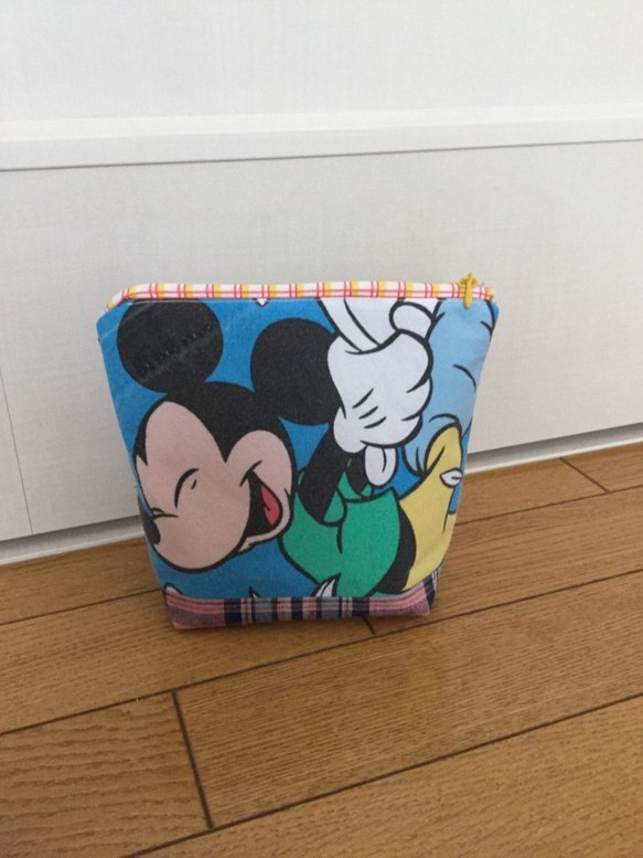 ミッキー ハンドメイド ポーチ ポーチ ろびろび♡ 通販｜Creema 