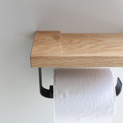 toilet paper holderⅡ【ブラックチェリー/左差し】 8枚目の画像