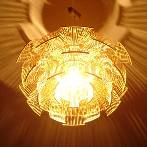 Creema限定 ポイントアップ Sen lamp Hokore 誇れ 竹 影と光