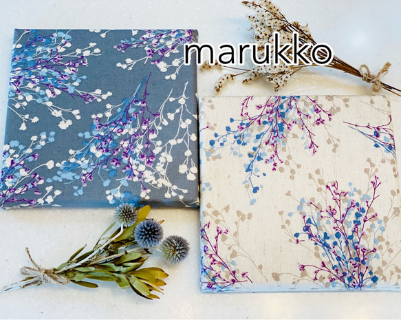 ファブリックボード・パネル絵画【かすみ草】 NO.13 可愛いかすみ草 ファブリックパネル ウォールステッカー