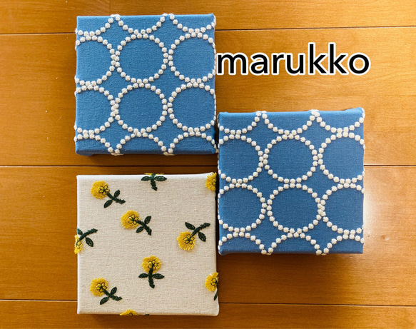 刺繍パネル　たんぽぽ　ファブリックパネル 8枚目の画像