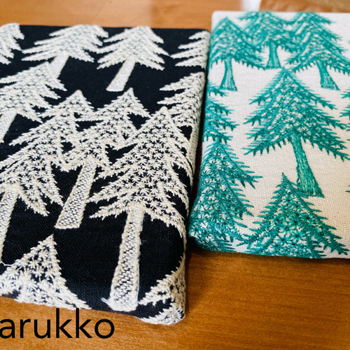 大人気‼︎新作‼︎ 刺繍パネル 北欧のもみの木 ファブリックパネル