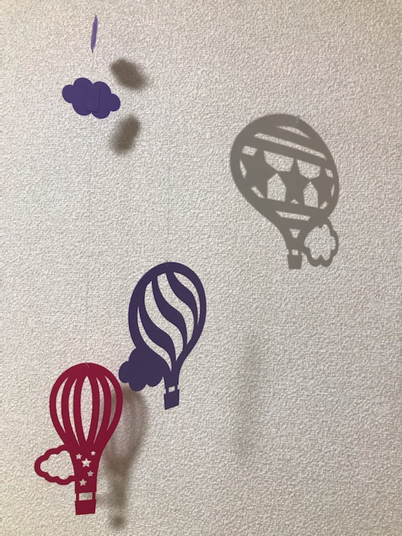 気球のモビール“ベリー系” 6枚目の画像