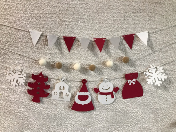 クリスマスミニガーランド 1枚目の画像