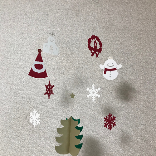 クリスマスのモビール（ツリー立体） モビール baddyopm 通販 7900864