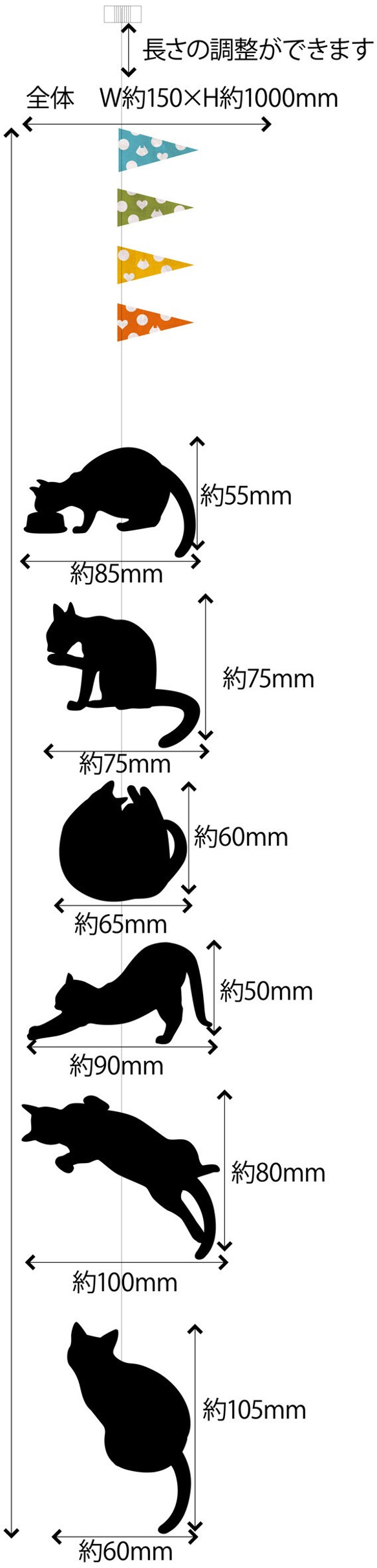 猫のすることモビール 4枚目の画像