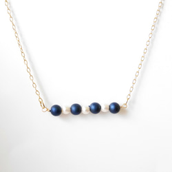 選べる2types matte pearl /silky pearl necklace 3枚目の画像