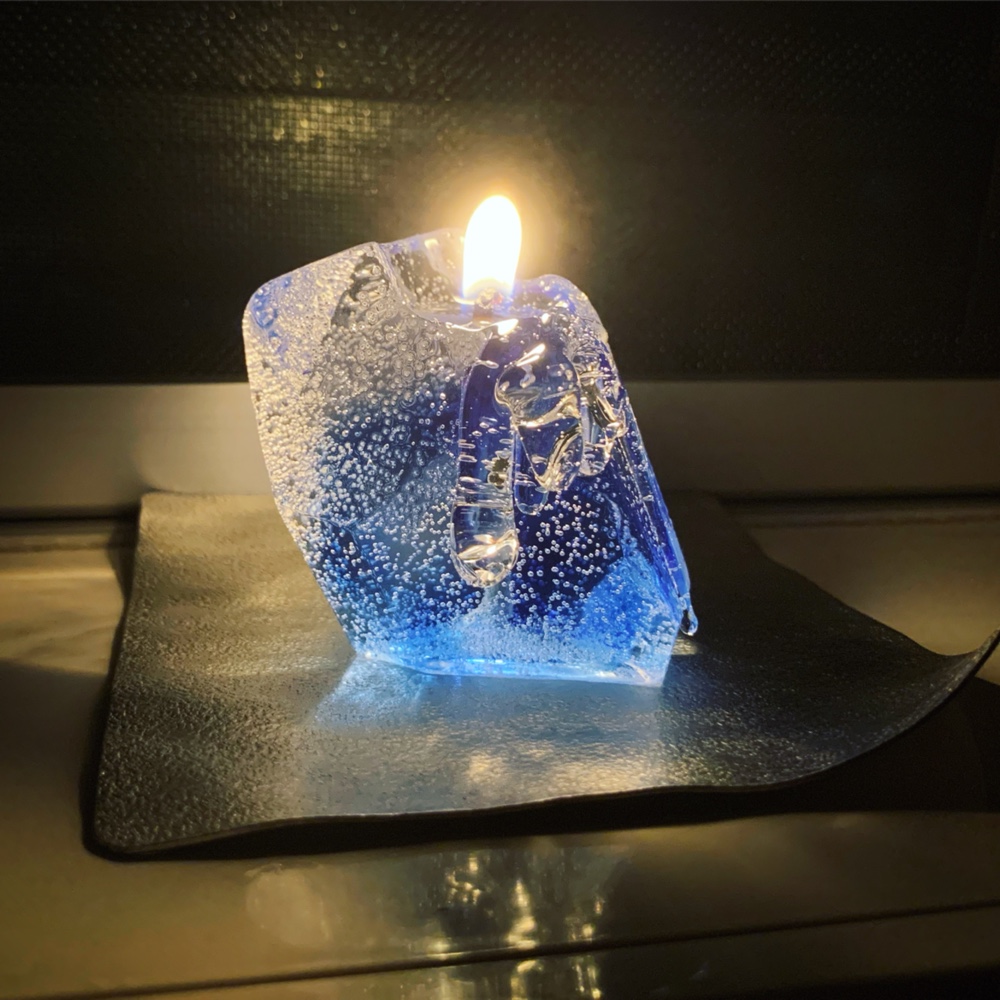 一日の終わりを穏やかに閉じる宝石キャンドル -4- ／ ジェル