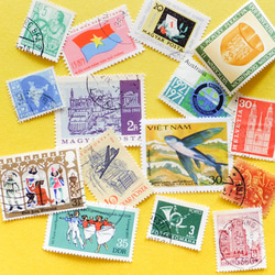 外国切手(小サイズ)　60枚　デザイン色々　 5枚目の画像