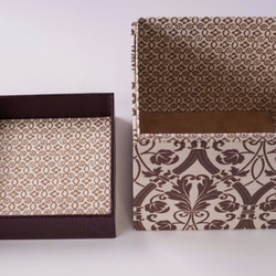 美しい紙を味わうための立方体の箱（ロールペーパーサイズ） 2枚目の画像