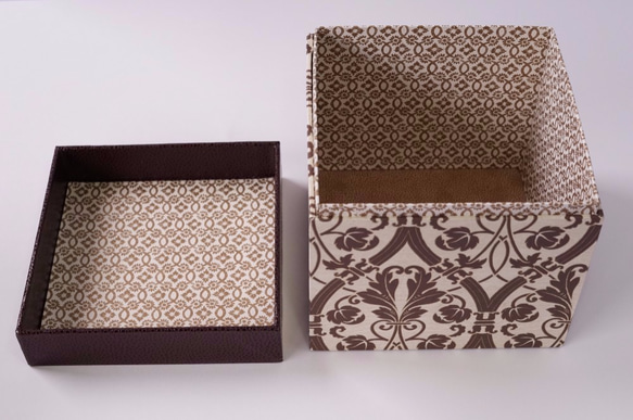 美しい紙を味わうための立方体の箱（ロールペーパーサイズ） 2枚目の画像