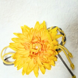 卒業式入学式❀花と紐の髪飾り　現品セール！（受注制作品可!) 4枚目の画像