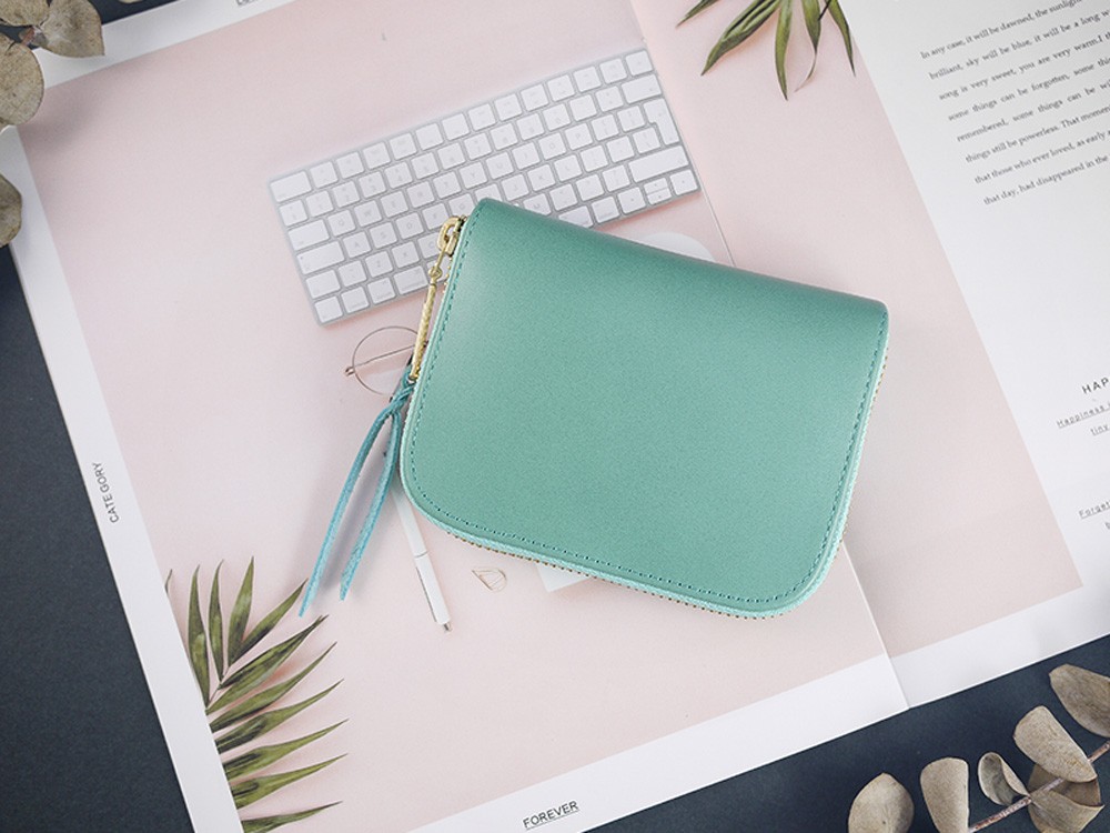 Tiffany&Co. コインケース 金具 コンパクト財布 レザー