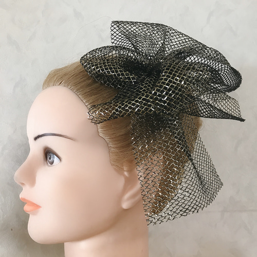 髪飾り 成人式 結婚式 謝恩会 和装 洋装 シャルマン ブラック