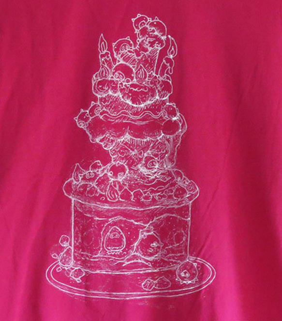 ブタケーキ　ピンク 3枚目の画像