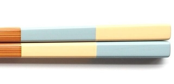 竹・自然塗料箸　06-22いちまつ　バニラとソーダ 1枚目の画像