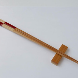 竹・自然塗料箸　05-22-VA  茜（あかね） 2枚目の画像