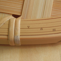 竹製・盛り皿　 亀甲　30cm　C-09 3枚目の画像