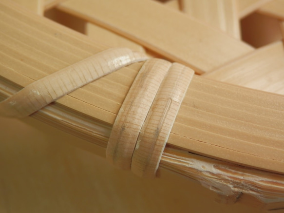 竹製・盛り皿　 亀甲　30cm　C-09 4枚目の画像